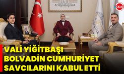 Vali Yiğitbaşı Bolvadin Cumhuriyet Savcılarını Kabul Etti
