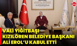 Vali Yiğitbaşı Kızılören Belediye Başkanı Ali Erol’u Kabul Etti
