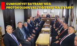 Cumhuriyet Bayramı’nda Protokolden Vali Yiğitbaşı’na Ziyaret
