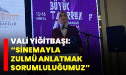 Vali Yiğitbaşı: “Sinemayla Zulmü Anlatmak Sorumluluğumuz”