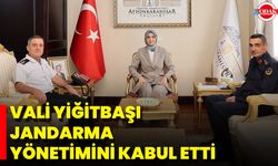 Vali Yiğitbaşı Jandarma Yönetimini Kabul Etti