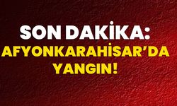 Son dakika: Afyonkarahisar’da yangın!