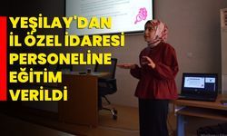 Yeşilay'dan İl Özel İdaresi personeline eğitim verildi