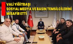 Vali Yiğitbaşı, Sosyal Medya Ve Basın Temsilcilerini Misafir Etti