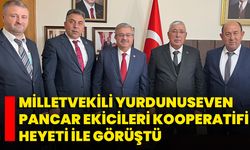Milletvekili Yurdunuseven, Pancar Ekicileri Kooperatifi Heyeti İle Görüştü