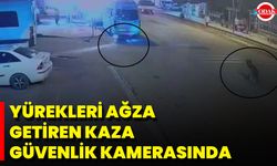 Yürekleri Ağza Getiren Kaza Güvenlik Kamerasında
