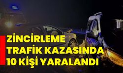 Şanlıurfa'da zincirleme trafik kazasında 10 kişi yaralandı
