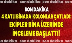 4 Katlı Binada Kolonlar Çatladı: Ekipler Bina Üzerinde İnceleme Başlattı!