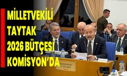 Milletvekili Taytak 2026 Bütçesi Komisyon’da