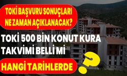 TOKİ Başvuru Sonuçları Ne Zaman Açıklanacak? TOKİ 500 Bin Konut Kura Takvimi Belli Mi, Hangi Tarihlerde?