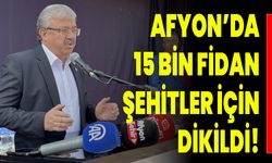 Afyonkarahisar’da 15 Bin Fidan Şehitler İçin Dikildi!