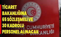 Ticaret Bakanlığına 65 Sözleşmeli Ve 30 Kadrolu Personel Alınacak