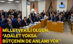 Milletvekili Olgun: “Adalet Yoksa Bütçenin de Anlamı Yok”
