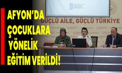 Afyon’da Çocuklara Yönelik Eğitim Verildi!