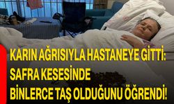 Karın Ağrısıyla Hastaneye Gitti: Safra Kesesinde Binlerce Taş Olduğunu Öğrendi!