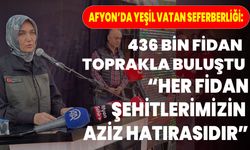 VALİ YİĞİTBAŞI: “HER FİDAN, ŞEHİTLERİMİZİN AZİZ HATIRASIDIR”