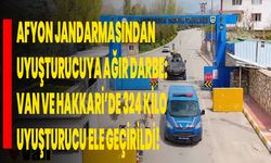 Afyon Jandarmasından Uyuşturucuya Ağır Darbe: Van Ve Hakkari’de 324 Kilo Uyuşturucu Ele Geçirildi!