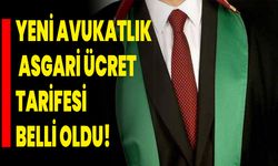 Yeni Avukatlık Asgari Ücret Tarifesi Belli Oldu!