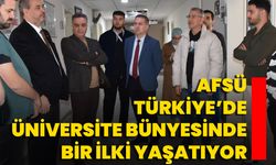 AFSÜ Türkiye’de Üniversite Bünyesinde Bir İlki Yaşatıyor
