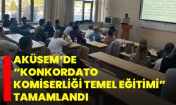 AKÜSEM’de “Konkordato Komiserliği Temel Eğitimi” Tamamlandı