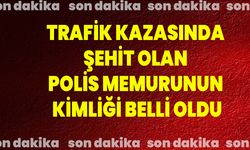 Trafik kazasında şehit olan polis memurunun kimliği belli oldu