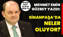 Mehmet Emin Güzbey yazdı: Sinanpaşa’da neler oluyor?