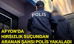 Afyon’da Hırsızlık Suçundan Aranan Şahsı Polis Yakaladı