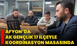 Afyon’da AK Gençlik 17 İlçeyle Koordinasyon Masasında