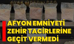 Afyon Emniyeti Zehir Tacirlerine Geçit Vermedi