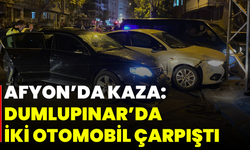 Afyon’da Kaza: Dumlupınar’da İki Otomobil Çarpıştı