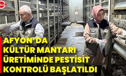 Afyon’da Kültür Mantarı Üretiminde Pestisit Kontrolü Başlatıldı