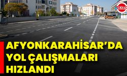 Afyonkarahisar’da Yol Çalışmaları Hızlandı