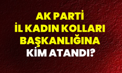 Ak Parti İl Kadın Kolları Başkanlığına Kim Atandı?