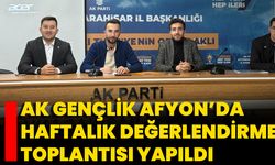 AK Gençlik Afyon’da Haftalık Değerlendirme Toplantısı Yapıldı