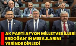AK Parti Afyon Milletvekilleri, Erdoğan’ın Mesajlarını Yerinde Dinledi