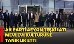 AK Parti Afyon Teşkilatı Mevlevi Kültürüne Tanıklık Etti