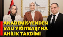 Akademisyenden Vali Yiğitbaşı’na Ahilik Takdimi