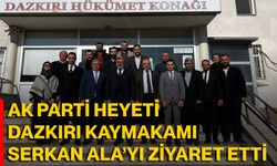 AK Parti Heyeti Dazkırı Kaymakamı Serkan Ala’yı Ziyaret Etti