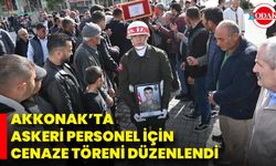 Akkonak’ta Askeri Personel İçin Cenaze Töreni Düzenlendi