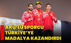 AKÜ’lü Sporcu Türkiye’ye Madalya Kazandırdı