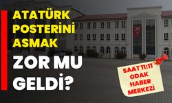 Atatürk posterini asmak zor mu geldi?