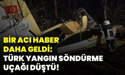Bir acı haber daha geldi: Türk yangın söndürme uçağı düştü!