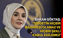 Bakan Göktaş: “Şiddetin hiçbir bahanesi olamaz ve hiçbir şekli kabul edilemez”