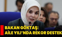 Bakan Göktaş: Aile Yılı’nda Rekor Destek!