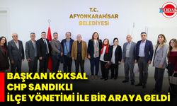 Başkan Köksal, Chp Sandıklı İlçe Yönetimi İle Bir Araya Geldi
