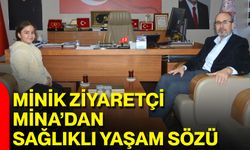 Minik Ziyaretçi Mina’dan Sağlıklı Yaşam Sözü