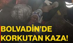 Bolvadin’de korkutan kaza!