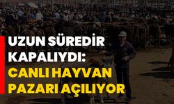 Uzun süredir kapalıydı: Canlı hayvan pazarı açılıyor!