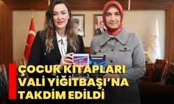 Çocuk Kitapları Vali Yiğitbaşı’na Takdim Edildi