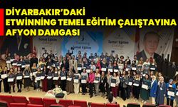 Diyarbakır’daki eTwinning Temel Eğitim Çalıştayına Afyon Damgası